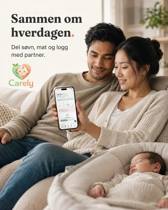 Del hverdagen med partner og familie i Carely